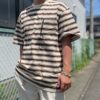 【Men's】BIG MIKE | ビッグマイク　Boder Sunglasses Pocket S/S Tee - NAT×BGE×BLK - 画像 (3)