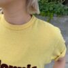 【Ladies】free rage | フリーレイジ　Rycycle Cotton Tee “Carifornia” - YELLOW - 画像 (5)