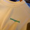 【Ladies】patagonia | パタゴニア　Kid's Cap Silkweigt T-Shirt - RIDGE RISE MOONLIGHT : MILLED YELLOW [62380] - 画像 (9)