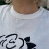 【Ladies】free rage | フリーレイジ　Rycycle Cotton Tee “Call Girl” - WHITE - 画像 (4)