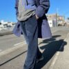 【Men's】RICCARDO METHA | リカルドメッサ　1Tuck Wide Pants 8Walle Couduroy - NAVY - 画像 (10)