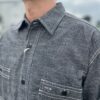 【Men's】BIG MIKE | ビッグマイク　Chambray Classic L/S Work Shirt - BLACK - 画像 (3)