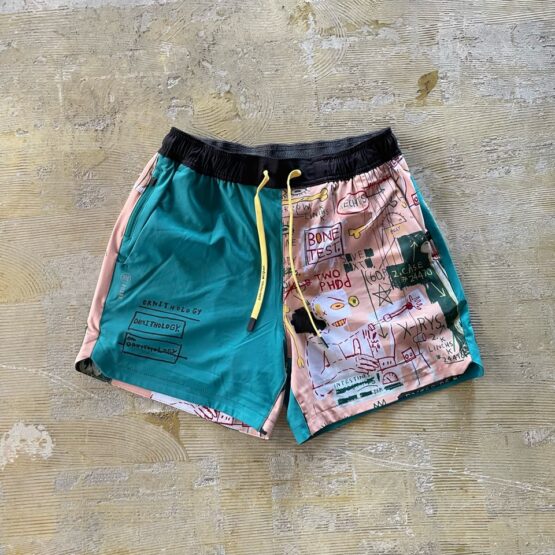 【Men's】RUN AMOK | ランアモック　RUN AMOK × JEAN MICHEL BASQUIAT Serrano Basquiat 5" - VERDANT