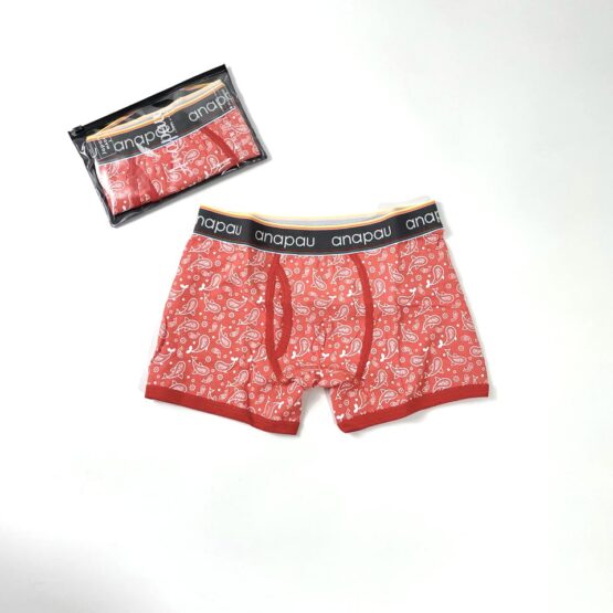 【Men's】Anapau | アナパウ　クジラペイズリー - PINK