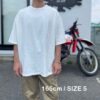 【Unisex】armi | アーミィ　『残布』Zan;p T Oversize - WHITE - 画像 (12)