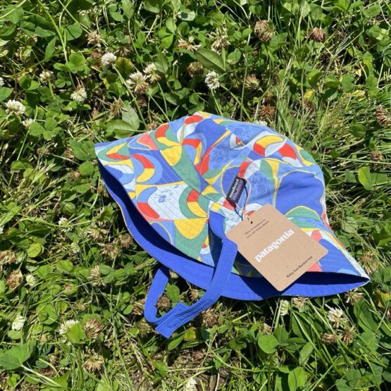 "30%OFF"【Kid's】patagonia | パタゴニア　Baby Sun Bucket Hat - SWALLOWTAIL GEO : EDDY BLUE [66077]