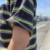 【Men's】BIG MIKE | ビッグマイク　Sunglasses Pocket Boder S/S Tee - GRAY×LIME - 画像 (4)
