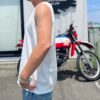 【Unisex】armi | アーミィ　『残布』Zan;p Tank Top - WHITE - 画像 (5)
