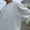 【Unisex】armi | アーミィ　『残布』Zan;p T Oversize - WHITE - 画像 (4)