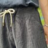 【Men's】Re made in tokyo japan | アールイーメイドイントーキョージャパン　French Linen Tuck Pants - BLACK - 画像 (4)
