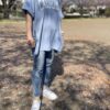 【Ladies】FLAVOR TEE | フレーバーティー　Print Big Tee〔CALIFORNIA〕- BUTTERFLY PEA [23103B05BTP] - 画像 (12)