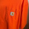 【USED】carhartt　Pocket T-Shirt - ORANGE - 画像 (4)