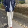 【Men's】*A VONTADE | アボンタージ　Gardener Apron Shirts L/S - DK.NAVY - 画像 (8)