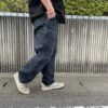 【Unisex】MADE by sunny side up. | メイド バイ サニーサイドアップ　Re Tarpered Duck Pants - BLACK / SIZE 2 [SR-193-005] - 画像 (7)