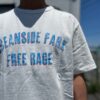 【Unisex】free rage | フリーレイジ　Rycycle Cotton Tee “OCEANSIDE PARK” - WHITE - 画像 (4)