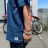 【Unisex】free rage | フリーレイジ　Rycycle Cotton Tee “OCEANSIDE PARK” - NAVY - 画像 (6)