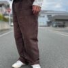【Unisex】MADE by sunny side up. | メイド バイ サニーサイドアップ　Re Tarpered Duck Pants - BROWN / SIZE 4 [SR-193-005] - 画像 (3)