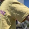 【Unisex】free rage | フリーレイジ　Rycycle Cotton Tee “OCEANSIDE PARK” - YELLOW - 画像 (6)