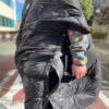 【UNISEX】THE NORTH FACE | ザ・ノースフェイス　Padded Poncho Coat - BLACK [NY82230] - 画像 (4)