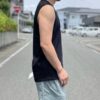 【Unisex】FRANK&MORRIS | フランクアンドモリス　F&M Mesh Sleeveless - BK ブラック [FM-012] - 画像 (6)