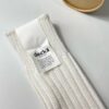 【Unisex】decka Quality Socks | デカ クオリティーソックス　Cased Heavyweight Plain Socks - WHITE - 画像 (3)
