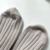 【Unisex】decka Quality Socks | デカ クオリティーソックス　Cased Heavyweight Plain Socks - SILVER - 画像 (5)