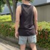 【Men's】patagonia | パタゴニア　Men's Capilene Cool Trail Tank - BLACK [24508] - 画像 (6)