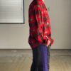 NEEDLES | ニードルズ　One-Up Shirt [R/C FLANNEL CLOTH / PRINTED] - RED/BLACK [LQ153] - 画像 (6)