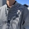 【Men's】*A VONTADE | アボンタージ　Stand Collar Short Coverall - NATURAL / INDIGO - 画像 (4)