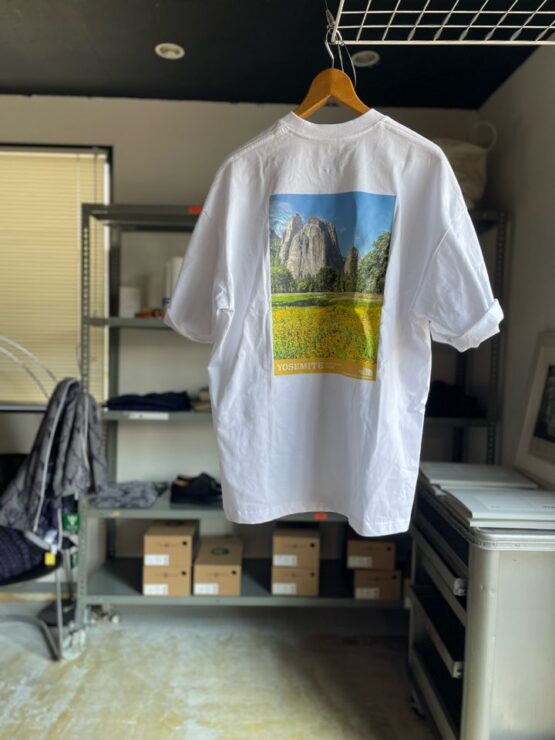 【Men's】THE NORTH FACE | ザ・ノースフェイス　S/S Yosemite Scenery Tee - ホワイト [NT32436]