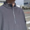 【Men's】*A VONTADE | アボンタージ　Half Zip Stand Collar Sweat - INK - 画像 (3)