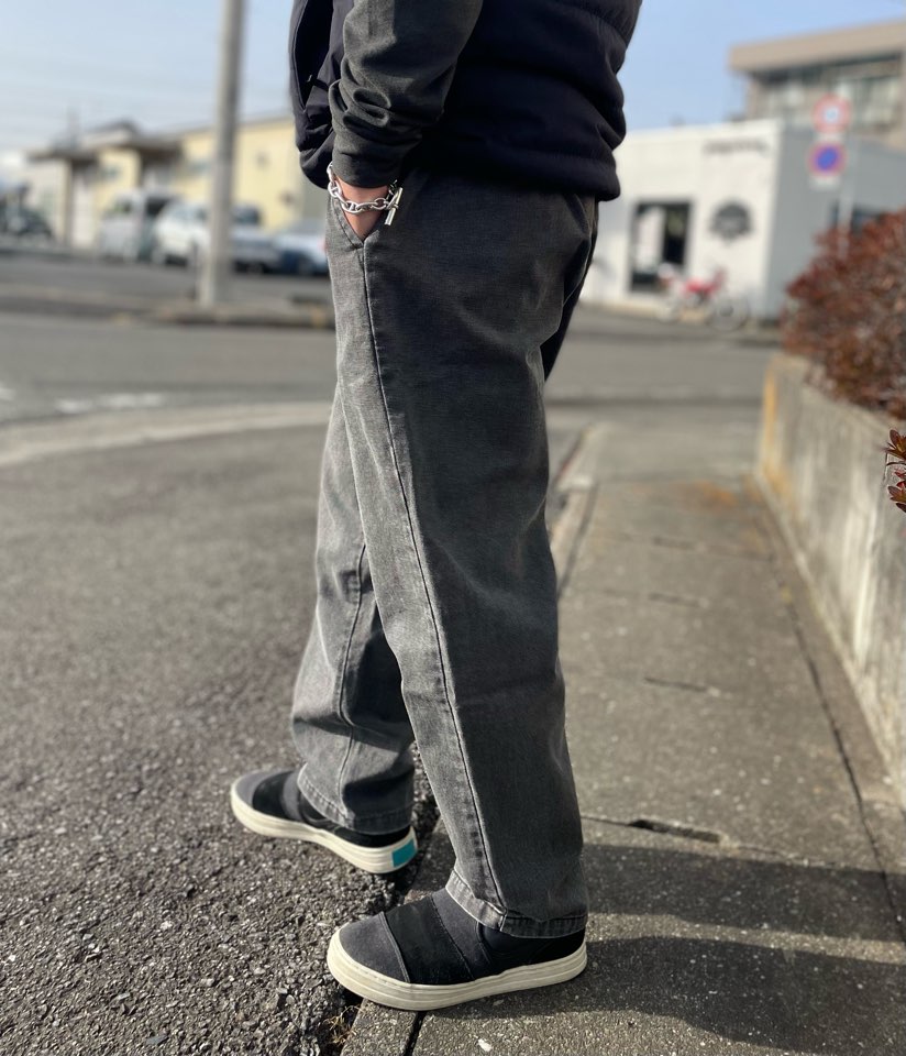 【Men's】BIG MIKE | ビッグマイク Duck Easy Pants - BLACK - 画像 (9)