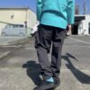 【Unisex】BURLAP OUTFITTER | バーラップアウトフィッター　Track Pant Solid - RAVEN - 画像 (6)
