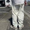 【Unisex】BURLAP OUTFITTER | バーラップアウトフィッター　Track Pant Solid - OFF WHITE - 画像 (4)