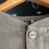 【Men's】BIG MIKE | ビッグマイク　10oz Henry Neck L/S Tee - CHARCOAL - 画像 (10)