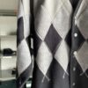 【Men's】BURLAP OUTFITTER | バーラップアウトフィッター　Argyle Fleece Cardigan - GREY / BLACK - 画像 (9)