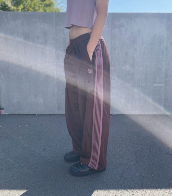 【Ladies】NEEDLES | ニードルズ　H.D. Track Pant [POLY SMOOTH] - BROWN