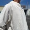 【Men's】BIG MIKE | ビッグマイク　10oz Henry Neck L/S Tee - NATURAL - 画像 (7)