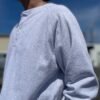 【Men's】BIG MIKE | ビッグマイク　10oz Henry Neck L/S Tee - ASH - 画像 (5)