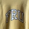 【Unisex】free rage | フリーレイジ　Heavyweight Football Tee 『FRU』 - YELLOW - 画像 (10)