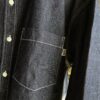 【Men's】free rage | フリーレイジ　"STANDARD" No Collar Denim Shirt - INDIGO - 画像 (10)