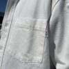 【Men's】free rage | フリーレイジ　"STANDARD" No Collar Denim Shirt - WHITE - 画像 (5)