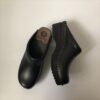 Troentorp | トロエントープ　Swedish Clog / Plain Toe - BLACK - 画像 (3)