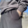 【Men's】BURLAP OUTFITTER | バーラップアウトフィッター　Fleece Track Pant Solid - BLACK - 画像 (4)