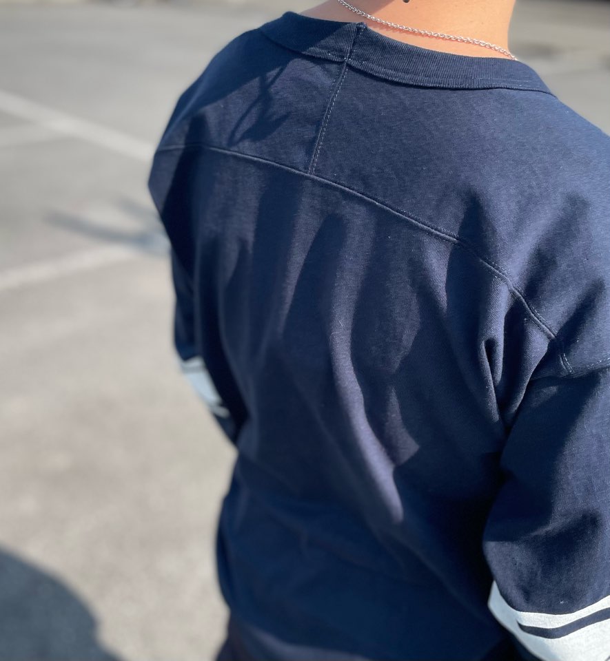 【Men's】*A VONTADE | アボンタージ 7.5oz FootBall T-Shirt - DK.NAVY - 画像 (6)