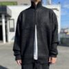 【Unisex】NEEDLES | ニードルズ　Zipped Mohair Cardigan - BLACK [NS283] - 画像 (3)
