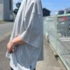 【Men's】Less by SHELTECH | シェルテック　Wide Tee - H.GRAY - 画像 (4)
