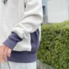 【Men's】*A VONTADE | アボンタージ　Reverse Crew Sweat L/S - OATMEAL / FADE NAVY [VTD-0560-CS] - 画像 (5)