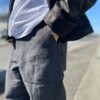 【Men's】*A VONTADE | アボンタージ　Utility Trousers - CHARCOAL BACKSATIN - 画像 (3)