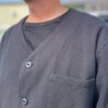 【Men's】BIG MIKE | ビッグマイク　Heavy Flannel Cardigan - BLACK - 画像 (4)